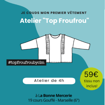 Je couds mon premier vêtement : le Top Froufrou !