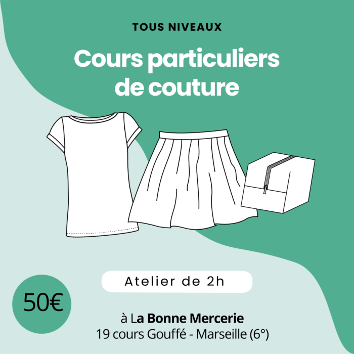 Cours pariculier de couture (2h)